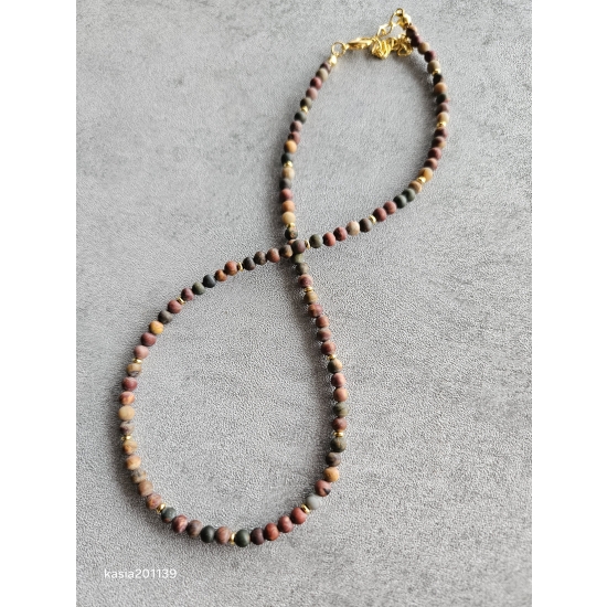 Naszyjnik z kamieni jaspisu